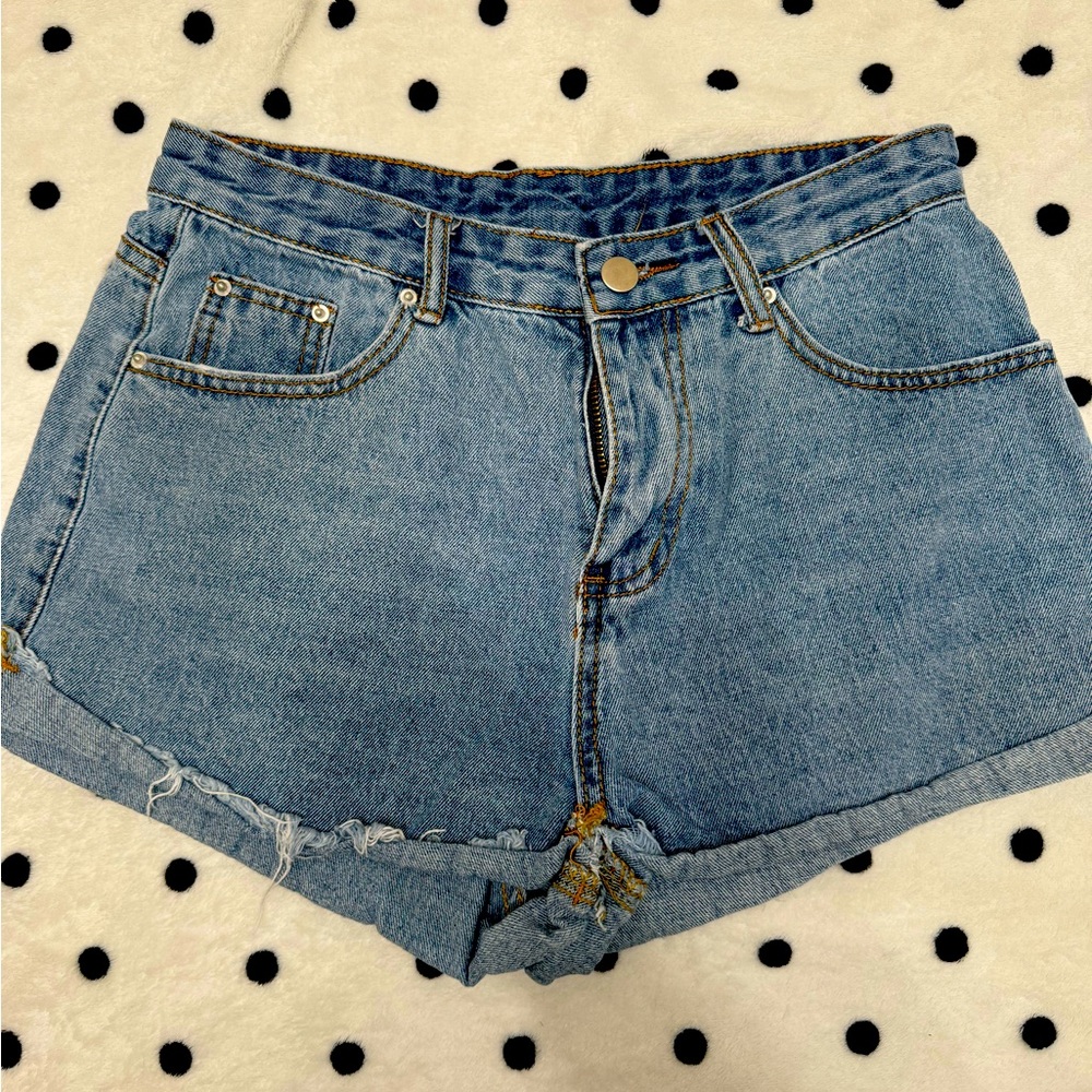 Jean High Wasted Shorts